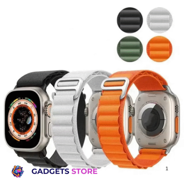 Smartwatch Replacement Nylon Strap – 44 / 45 / 49 mm (No Brand)