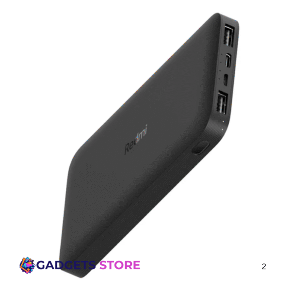 Xiaomi Redmi Power Bank 10,000 mAh – Dual‑Input, Dual‑Output Portable Charger